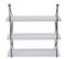 Étagère Murale Hwc-k78 Bois Massif Industriel 40x40x13cm Blanc