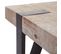 Table Basse De Salon Hwc-a15b, Sapin Bois Massif Rustique 40x120x60cm