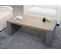 Table Basse De Salon Hwc-a15, Design Béton Sapin Massif Rustique 46x122x60cm