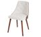 Lot De 6 Chaises De Salle à Manger Hwc-a75 Bois Courbé Similicuir Blanc