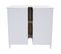 Meuble Sous-lavabo Hwc-a85, Commode / Armoire Salle De Bains, 60x62x31cm ~ Bambou