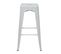 4x Tabouret De Bar Hwc-a73 Métal Design Industriel Blanc