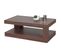 Table Basse De Salon Hwc-a32, Structure 3d Mvg 40x110x60cm ~ Aspect Chêne Marron