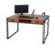 Bureau Dohna, Table D'ordinateur, 121x70 cm, Structure 3d ~ Aspect Chêne Sauvage