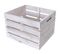 Chevet Hwc-c62, 2 Tiroirs, 36x32x26cm ~ Blanc Shabby