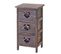 Commode Forli Style Shabby Vintage 55x29x25cm Marron