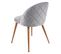 6x Chaise De Salle À Manger Hwc-d53 Fauteuil En Velours Gris Clair