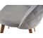 4x Chaise De Salle À Manger Hwc-d53 En Velours Gris Clair