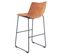 2x Tabouret De Bar Hwc-d70 Tissu Vintage Imitation De Daim