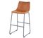 2x Tabouret De Bar Hwc-d70 Tissu Vintage Imitation De Daim