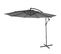 Parasol Acerra Ø 3m Inclinable Polyester Acier 11kg Gris Sans Socle