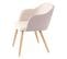 2x Chaise De Salle à Manger Hwc-d71 Tissu Couleur Crème-beige