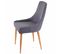 6x Chaise De Salle à Manger Hwc-b44 Ii, Fauteuil, Style Rétro ~ Tissu Gris Foncé