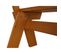 Banc De Jardin Hwc-l66 Bois Massif 148cm Miel