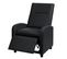 Fauteuil TV Hwc-h18, Fauteuil Inclinable, Cuir Synthétique Pliable 99x70x75cm ~ Noir