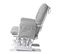 Fauteuil Relax Hwc-c76 Tissu Gris Clair Monture Blanche