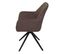 Lot De 2 Chaises De Salle à Manger Hwc-l79 Auto-position Tissu/textile Brun