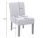 2x Chaise De Salle à Manger Hwc-f61, Fauteuil Lounge, Tissu/textil ~ Gris Foncé