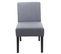 2x Chaise De Salle à Manger Hwc-f61, Fauteuil Lounge, Tissu/textil ~ Gris Foncé