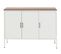 Buffet Hwc-l84 90x120x40cm Mélaminé Blanc