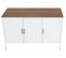 Buffet Hwc-l84 90x120x40cm Mélaminé Blanc