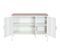 Buffet Hwc-l84 90x120x40cm Mélaminé Blanc