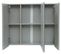 Armoire De Salle De Bain Avec Miroir Hwc-b19b 70x80x16cm Gris