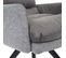 6x Chaise De Salle à Manger Hwc-g66 Tissu Clair Gris