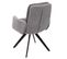 6x Chaise De Salle à Manger Hwc-g66 Tissu Clair Gris