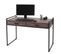 Bureau Hwc-f58 75x120x60cm Structure 3d Aspect Chêne Sauvage Marron