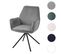 Chaise De Salle à Manger Hwc-g67 Velours Gris Foncé