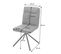 6x Chaise De Salle à Manger Hwc-g58 Tissu Gris