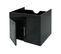 Meuble Sous-vasque Hwc-d16 Brillant 60cm Noir