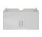 Meuble Sous-lavabo Hwc-d16 Brillant 90cm Blanc