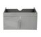 Meuble Sous-lavabo Hwc-d16 Brillant 90cm Gris