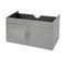 Meuble Sous-lavabo Hwc-d16 Brillant 90cm Gris