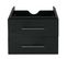 Premium Meuble Sous-lavabo Hwc-d16 Brillant 60cm Noir