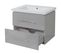 Premium Meuble Sous-lavabo Hwc-d16 Brillant 60cm Gris