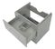 Premium Meuble Sous-lavabo Hwc-d16 Brillant 60cm Gris