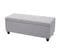 Coffre De Rangement Kriens, Banc, Tissu/textile, 45x114x45cm ~ Gris Clair