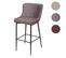 Tabouret De Bar Hwc-h79 Tissu Textile Gris Foncé