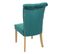 Chaise De Salle À  Manger Hwc-d22 Velours Riveté Vert Foncé Pieds Dorés