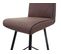 Tabouret De Bar Hwc-h72 Tissu Textile En Acier Brun