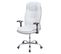 Chaise De Bureau Hwc-f14 150kg Charge Max Simlicuir Blanc