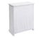 Commode Hwc-h21 En Bois Massif 80x60x30cm Blanc Miteux