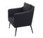 Fauteuil De Salon Hwc-h93a Similicuir Noir