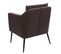 Fauteuil De Salon Hwc-h93a Similicuir Marron