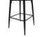 Tabouret De Bar Hwc-h93 Tissu Textile Gris Clair