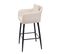 2x Tabouret De Bar Hwc-h93 Similicuir Crème Beige