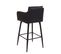 2x Tabouret De Bar Hwc-h93 Tabouret De Comptoir Similicuir Noir